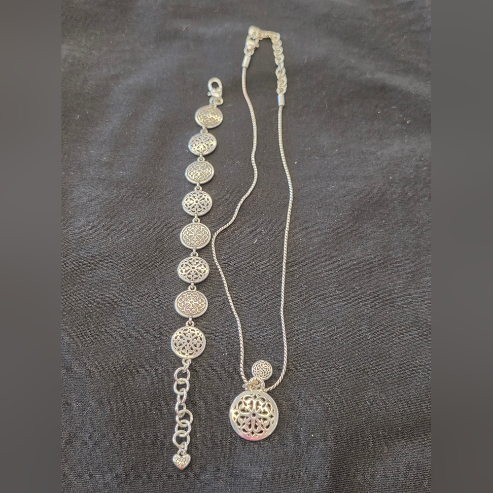 Brighton Farrara Petite Necklace Matching Bracelet